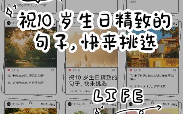 10岁可以插几支笔,十周岁生日插几根蜡烛